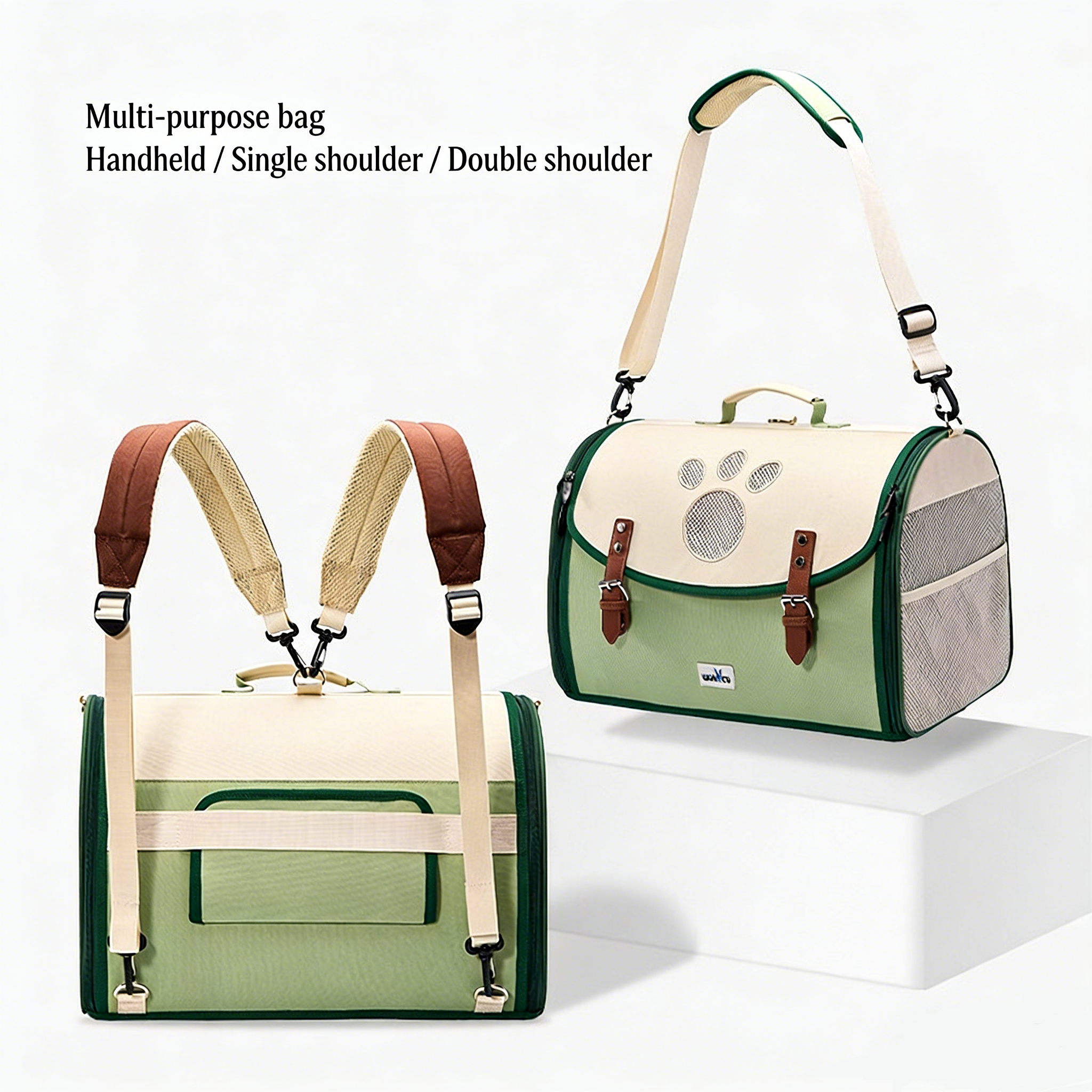 M&Miucy Multifunctional Large Capacity Portable Pet Backpack Carrier