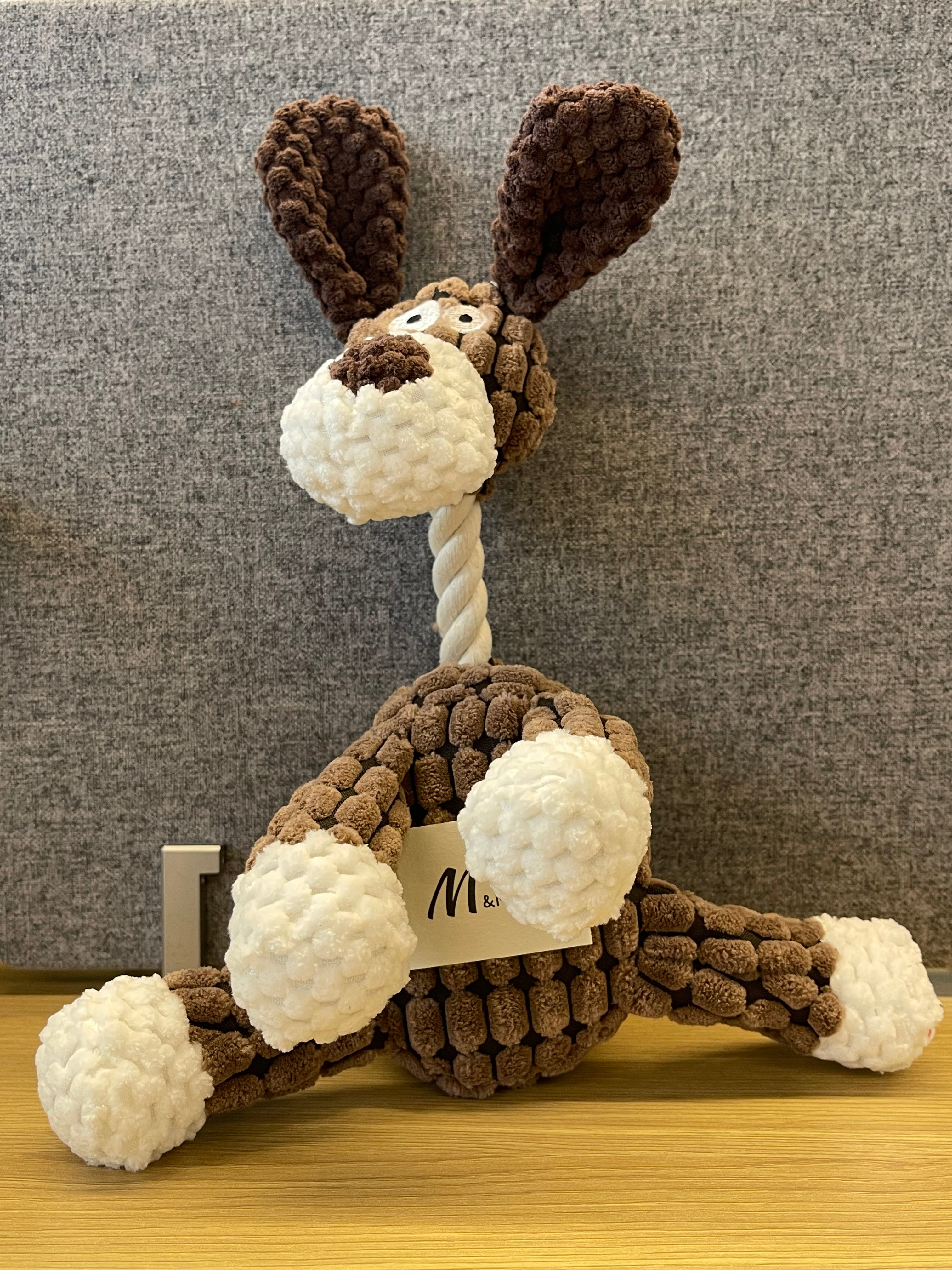 M&Miucy Hottest Plush Donkey Pet Toys, Durable Chew & Teeth-Cleaning