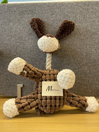 M&Miucy Hottest Plush Donkey Pet Toys, Durable Chew & Teeth-Cleaning