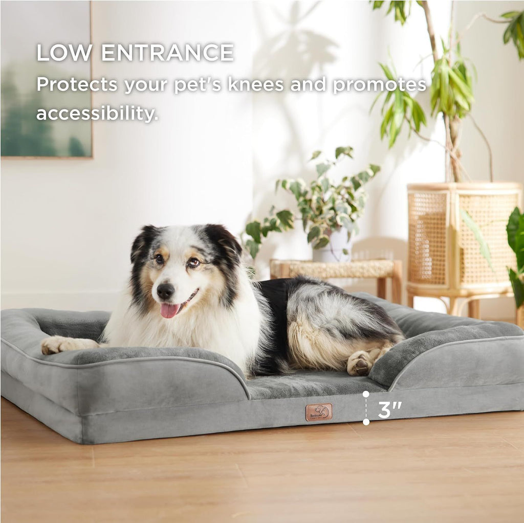 M&Miucy Custom Dog Sofa Bed, All-Season Pet Bed, Breathable & Warm