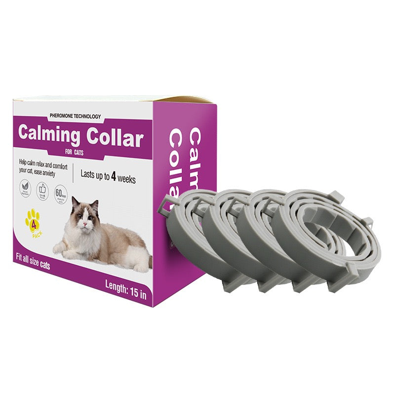 M&Miucy Pet Calming Pheromone Collar for Anxiety & Stress Relief