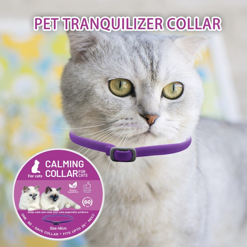 M&Miucy Pet Calming Pheromone Collar for Anxiety & Stress Relief