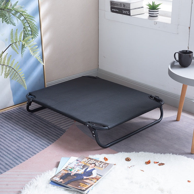 Simple Elevated Pet Cot, All-Season Dog & Cat Bed, Chew-Resistant & Removable Washable Pet Bed