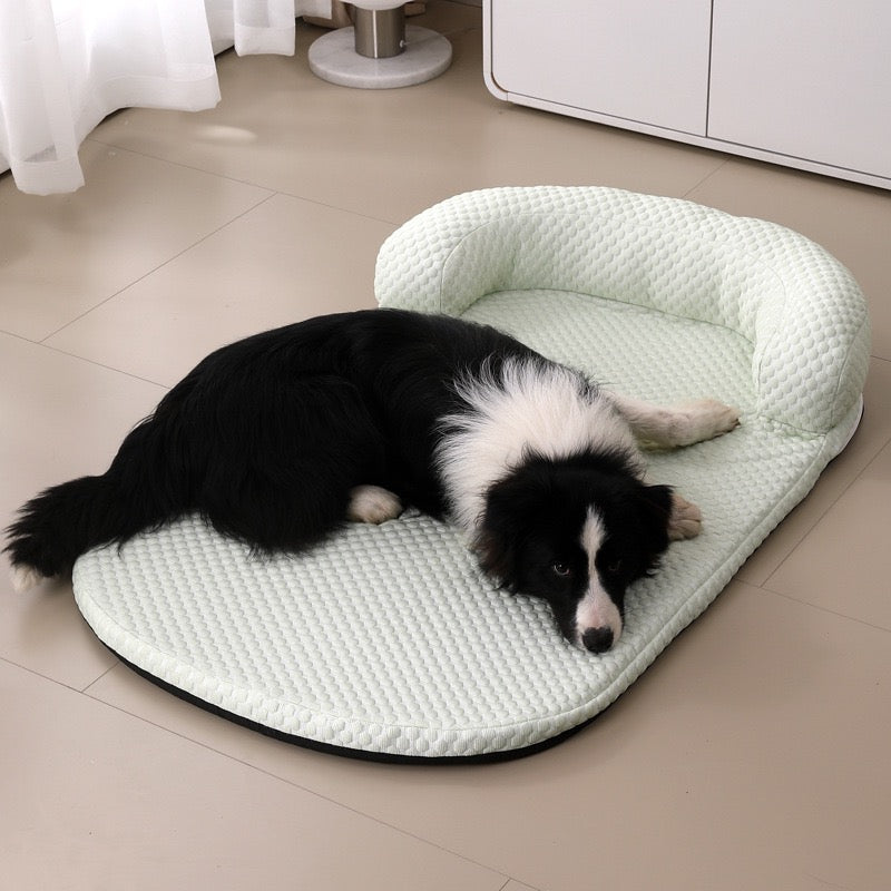 Summer Ice Beads Cooling Pet Mat, Breathable Cool Dog Cat Bed Pad