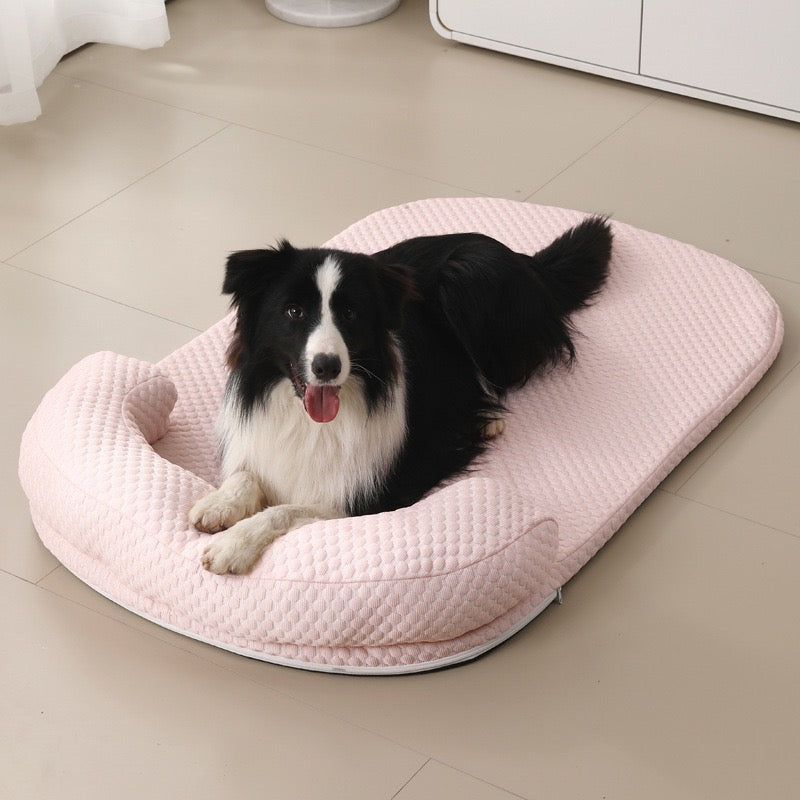 Summer Ice Beads Cooling Pet Mat, Breathable Cool Dog Cat Bed Pad