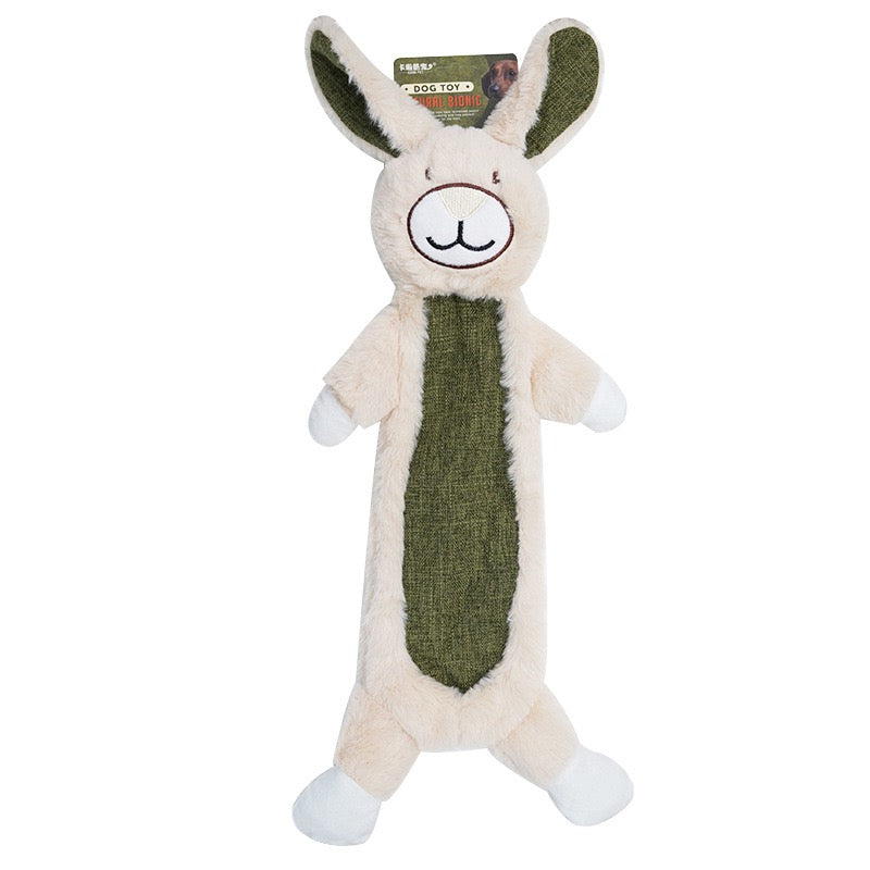 Durable Squeaky Plush Dog Toy for Medium & Large Dogs, Teething & Boredom Relief