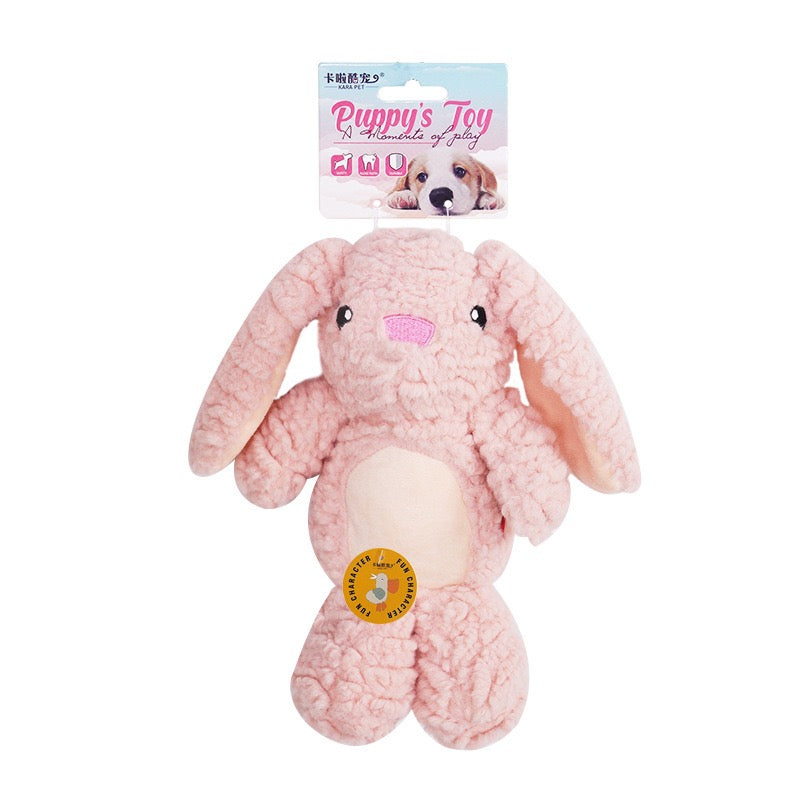 Durable Squeaky Plush Dog Toy for Medium & Large Dogs, Teething & Boredom Relief