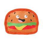 Hamburger & Fries Dog Toys, Squeaky Durable Chew Toys for Small Large Dogs