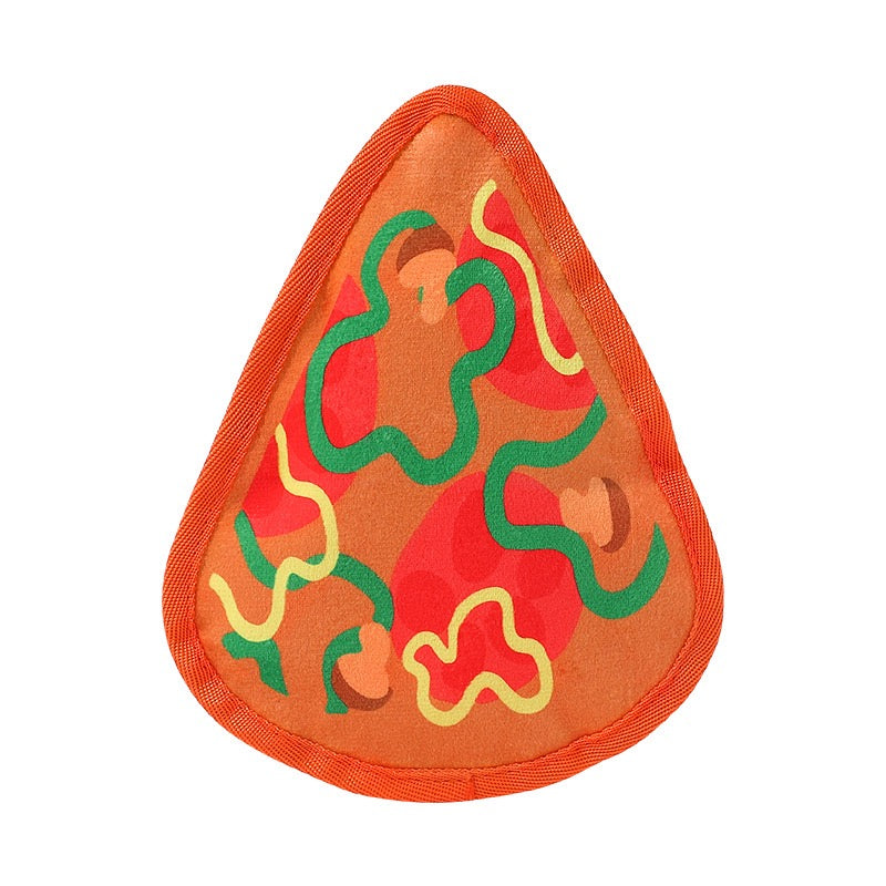 Hamburger & Fries Dog Toys, Squeaky Durable Chew Toys for Small Large Dogs
