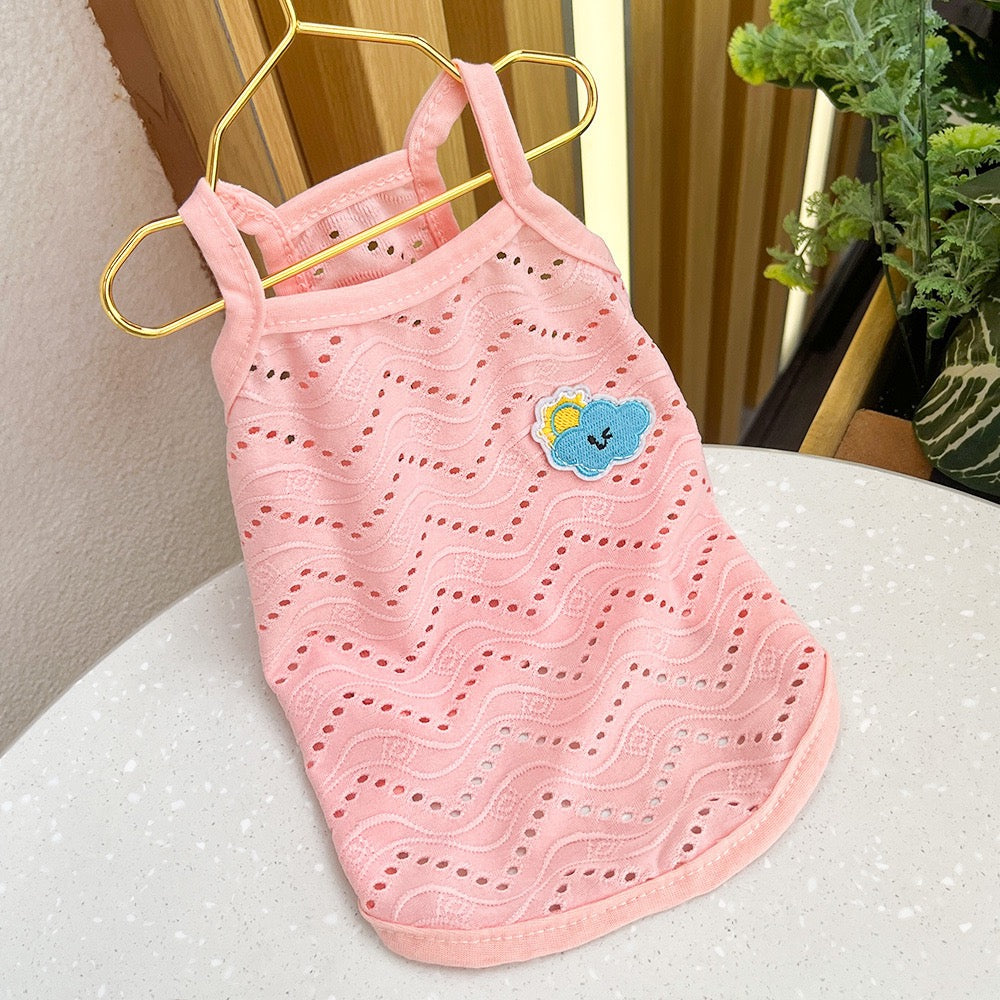 Thin Breathable Dog Suspender Clothes for Small Medium Dogs Cats
