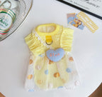 Summer Ice Silk Breathable Sun Protection Pet Dress for Dogs & Cats
