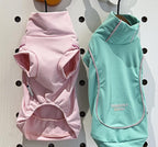 Summer Cooling Vest for Dogs, Outdoor Anti-Soiling Pet Top, Raw Yarn Sun Protection Two-Legged Clothes for Puppies