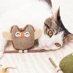 Self-Play Cat Toys: Catnip, Feather & Matatabi Chew Sticks for Teeth Cleaning