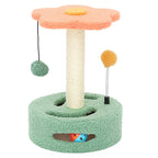 Small Sisal Cat Tree, Interactive Turntable Cat Scratcher, Grinding Claw Cat Toy