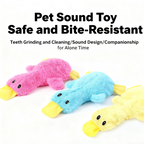 Plush Pet Toy with Squeaker for Cats & Dogs