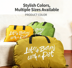 M&Miucy Portable Foldable Waterproof Pet Bed with Zipper & Handle