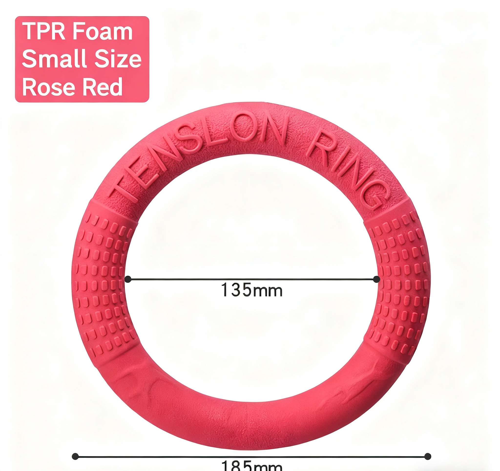 TPR Floating Dog Ring Toy, Chew‑Resistant