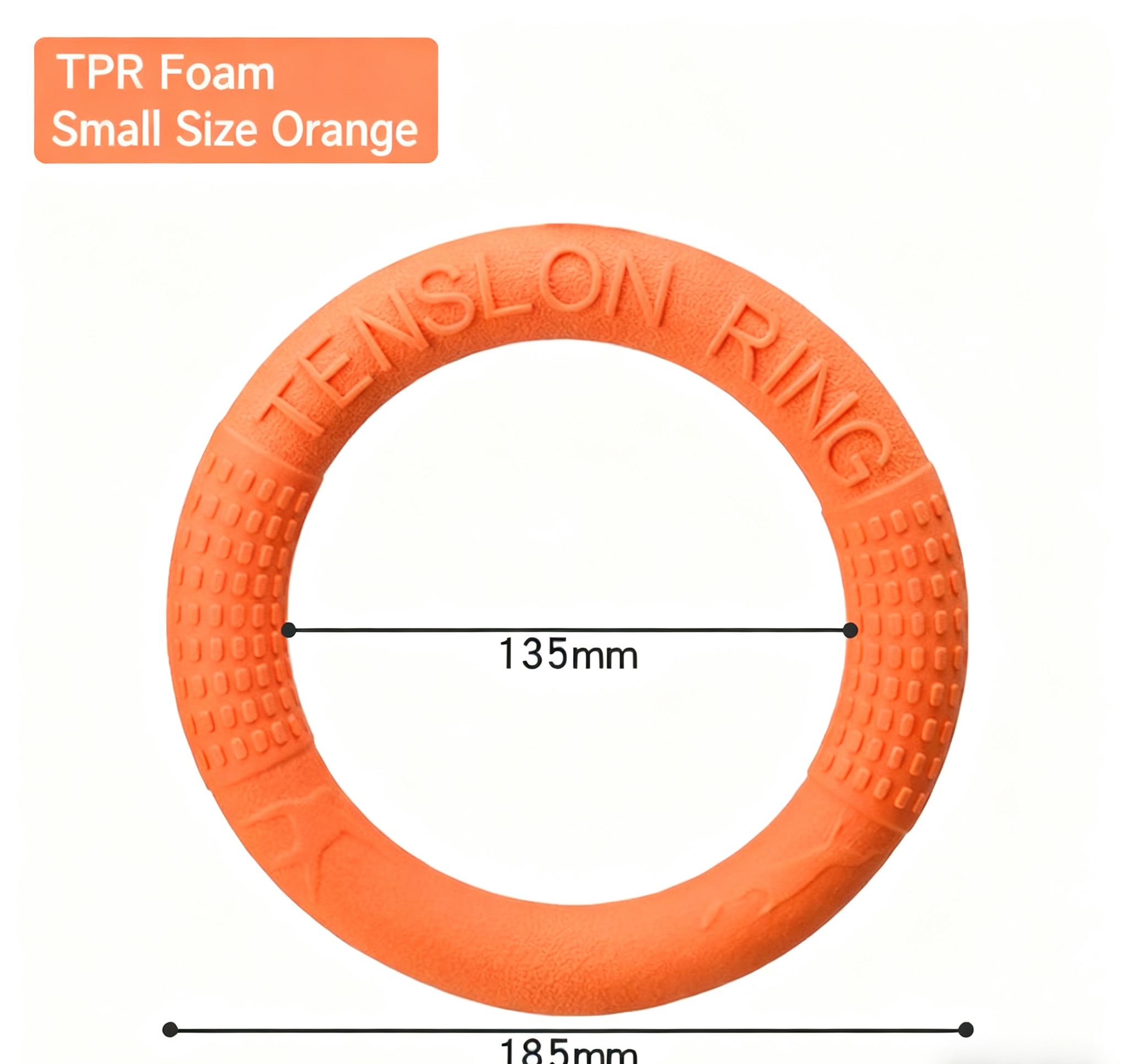 TPR Floating Dog Ring Toy, Chew‑Resistant