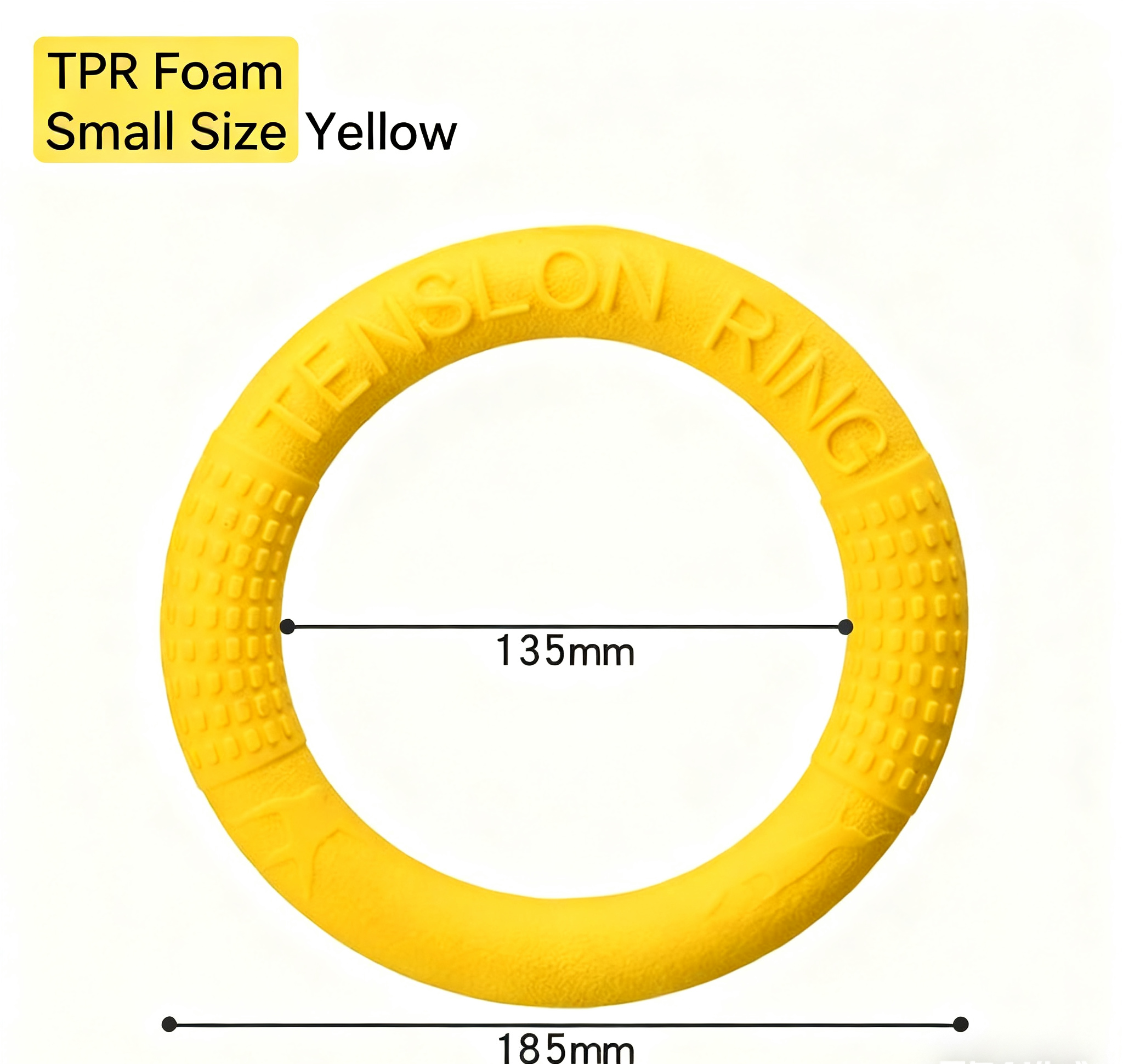TPR Floating Dog Ring Toy, Chew‑Resistant