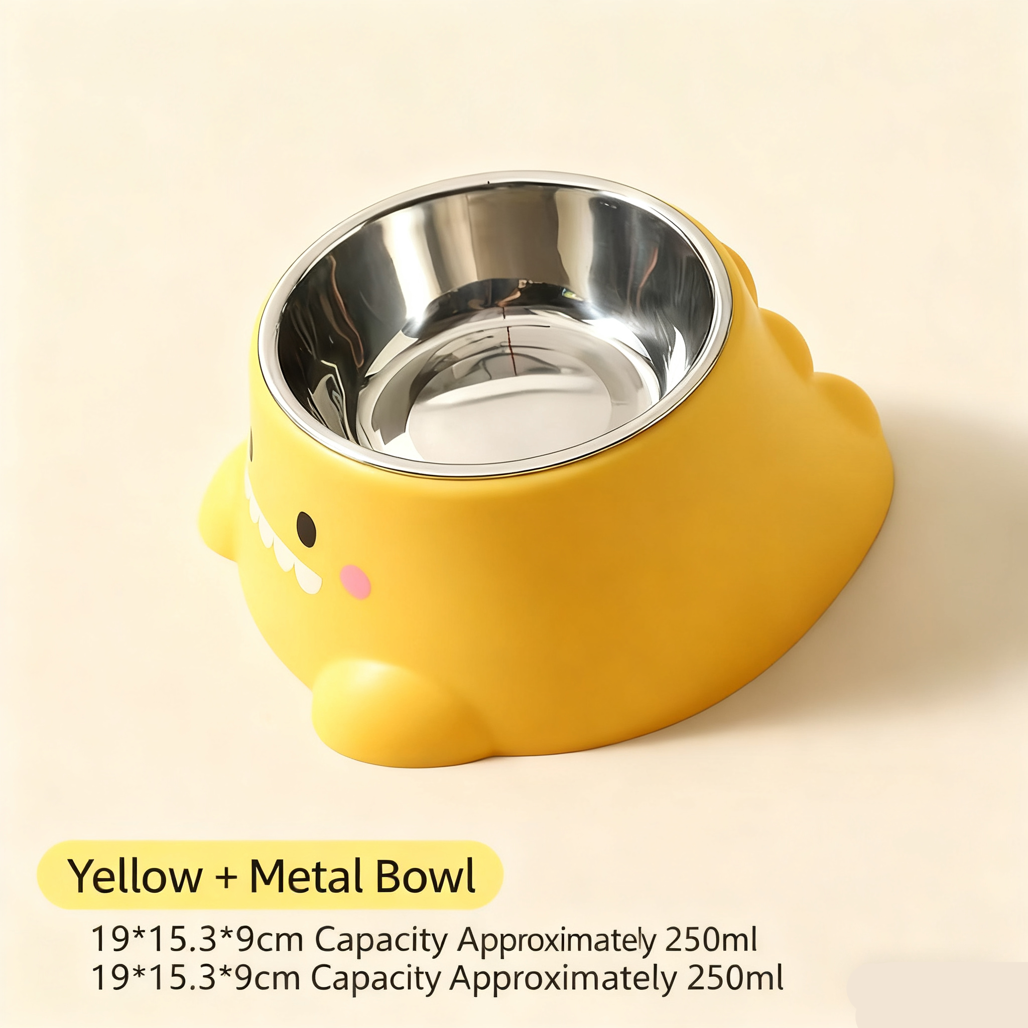 Stainless Steel Anti-Choke Bowl for Cats