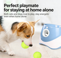 M&Miucy Automatic Dog Ball Launcher, Interactive Pet Tennis Thrower