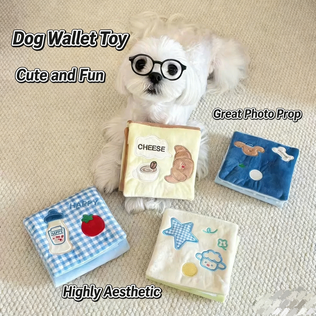Pet plush snuffle toy for dogs, cute interactive puzzle toy to relieve boredom & hide treats
