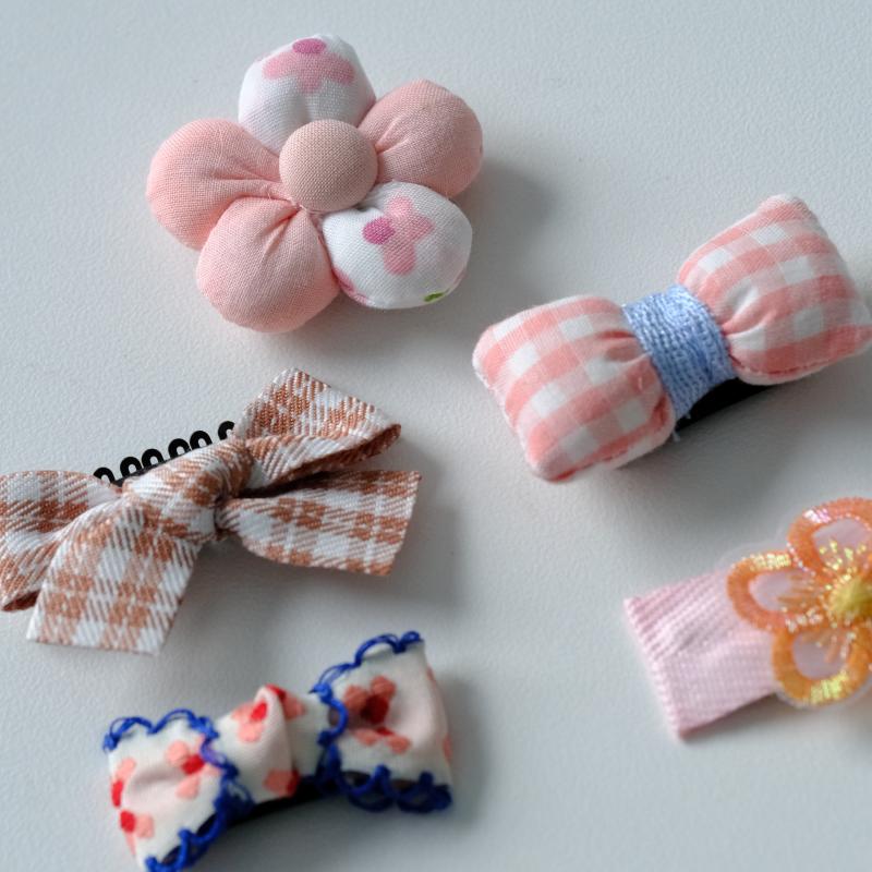M&Miucy Pet Hair Clips & Barrettes, Dog Bows for Teddy, Cat Hair Accessories