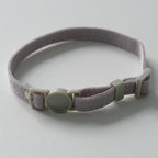 M&Miucy Safety Buckle Pet Collar, Neck-Friendly Anti-Slip