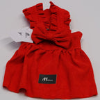 M&Miucy Cute Dog Dress, Pet Sundress for Small Breed Dogs