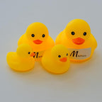 M&Miucy Bath Toys Yellow Duck, Floating Duckies for Kids' Water Play