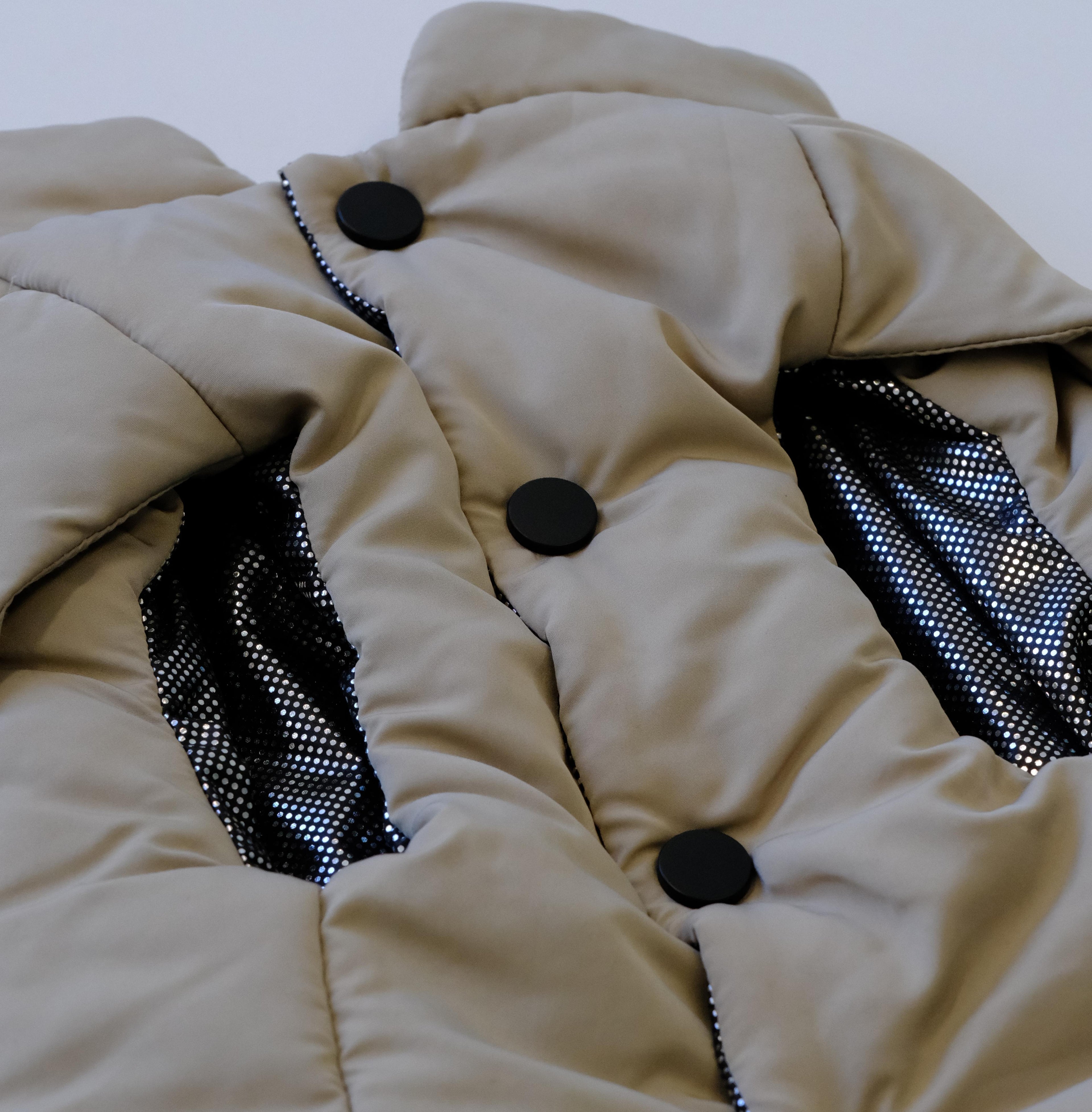 M&Miucy Hip-Hop Style Pet Vest & Padded Jacket, Warm Coat for Dogs & Cats