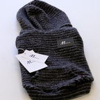 M&Miucy Warm Plush Striped Sweatshirt for Dogs & Cats, Casual Pet Outerwear