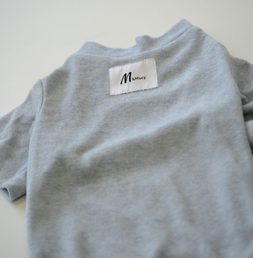M&Miucy 2026 New Color Pet Spring & Autumn Two-Sleeve Base Shirt, Lake Blue