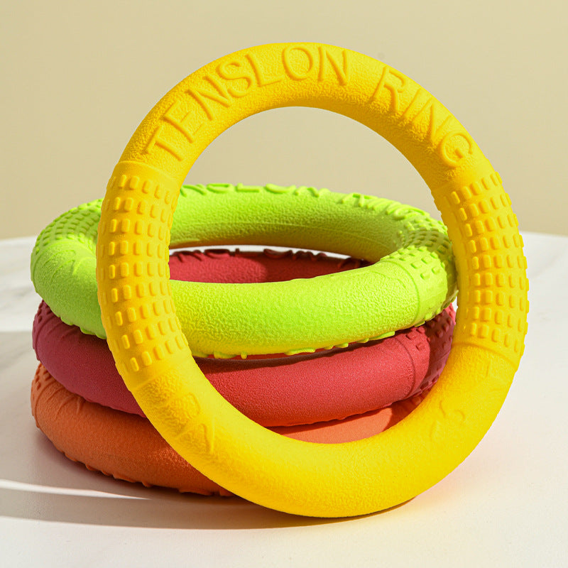 TPR Floating Dog Ring Toy, Chew‑Resistant
