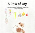 Hanging Cat Teaser Toy for Doors, Bungee Cord with Feather Mouse